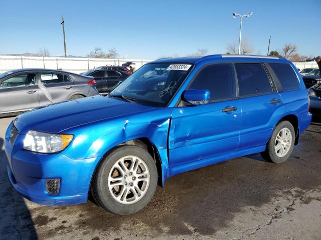 JF1SG66668G717756 - 2008 SUBARU FORESTER SPORTS 2.5X BLUE photo 1