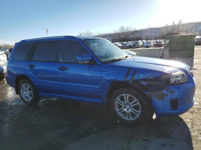 JF1SG66668G717756 - 2008 SUBARU FORESTER SPORTS 2.5X BLUE photo 4