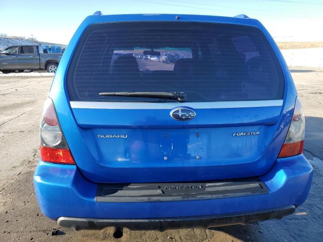 JF1SG66668G717756 - 2008 SUBARU FORESTER SPORTS 2.5X BLUE photo 6