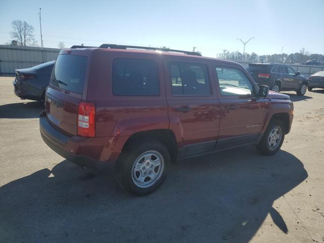 1J4NF1GB0BD173654 - 2011 JEEP PATRIOT SPORT BURGUNDY photo 3