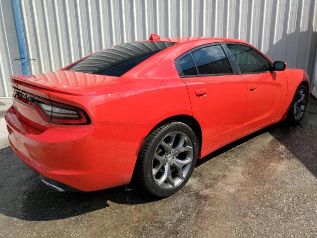 2C3CDXHGXGH180058 - 2016 DODGE CHARGER SXT RED photo 3