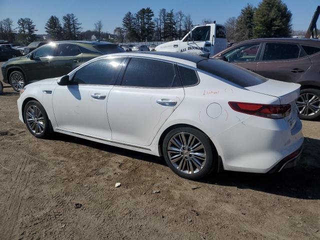 5XXGV4L29JG218992 - 2018 KIA OPTIMA SXL WHITE photo 2