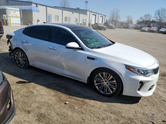 5XXGV4L29JG218992 - 2018 KIA OPTIMA SXL WHITE photo 4