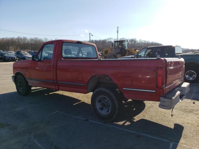 1FTDF15Y3NNA79338 - 1992 FORD F150 RED photo 2