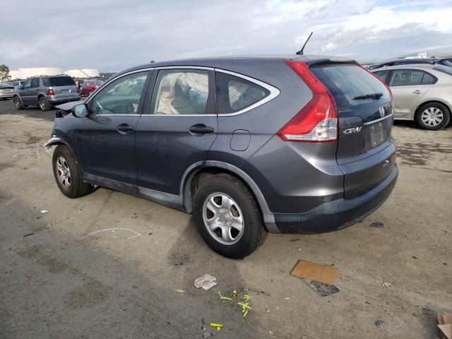 2HKRM3H30DH503760 - 2013 HONDA CR-V LX GRAY photo 2