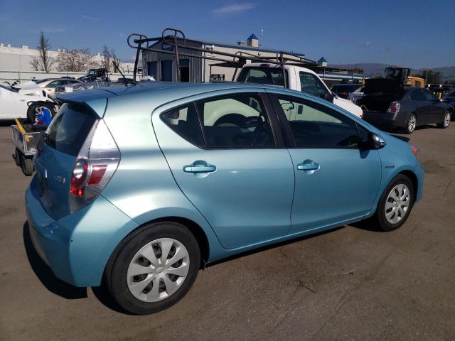 JTDKDTB33D1047190 - 2013 TOYOTA PRIUS C BLUE photo 3