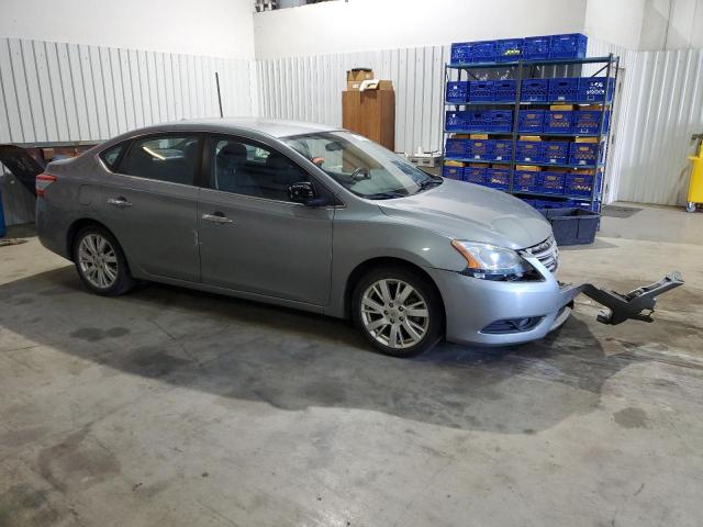 3N1AB7AP4DL776811 - 2013 NISSAN SENTRA S GRAY photo 4