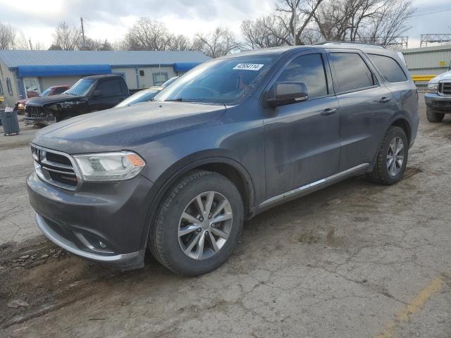 1C4RDHDG3FC709322 - 2015 DODGE DURANGO LIMITED GRAY photo 1