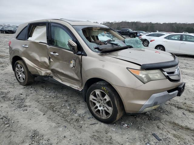 2HNYD28387H522313 - 2007 ACURA MDX TECHNOLOGY TAN photo 4