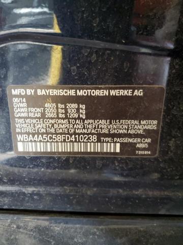 WBA4A5C58FD410238 - 2015 BMW 428 I GRAN COUPE BLUE photo 12