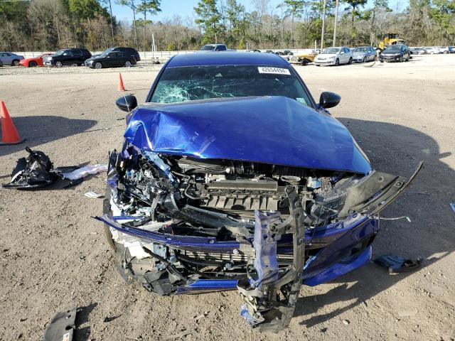 1HGCV2F34MA019258 - 2021 HONDA ACCORD SPORT BLUE photo 5