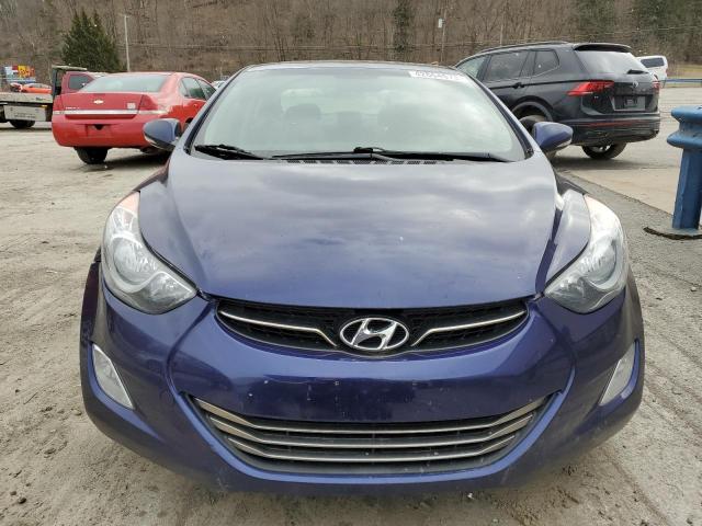 5NPDH4AE9CH118339 - 2012 HYUNDAI ELANTRA GLS BLUE photo 5