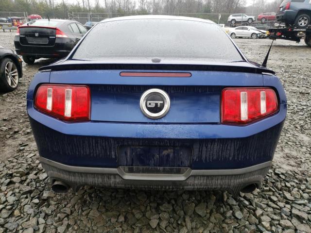 1ZVBP8CF4B5110443 - 2011 FORD MUSTANG GT BLUE photo 6