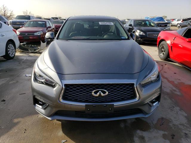 JN1EV7AP8KM517914 - 2019 INFINITI Q50 LUXE GRAY photo 5