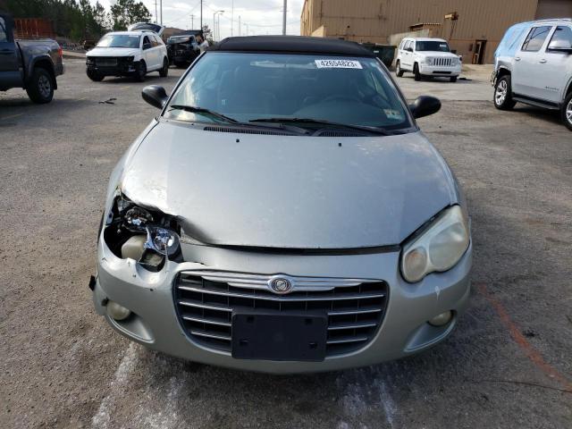 1C3EL55R35N707559 - 2005 CHRYSLER SEBRING TOURING SILVER photo 5