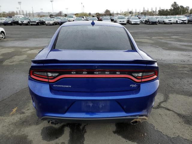 2C3CDXCT5KH681954 - 2019 DODGE CHARGER R/T BLUE photo 6