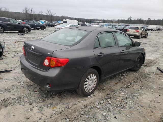 2T1BU4EE0AC229035 - 2010 TOYOTA COROLLA BASE GRAY photo 3