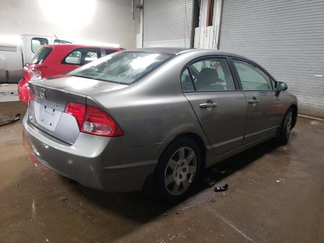 1HGFA16546L017439 - 2006 HONDA CIVIC LX TAN photo 3