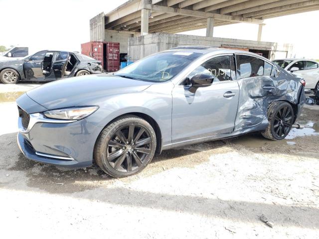 JM1GL1WY3M1600648 - 2021 MAZDA 6 GRAND TOURING RESERVE GRAY photo 1