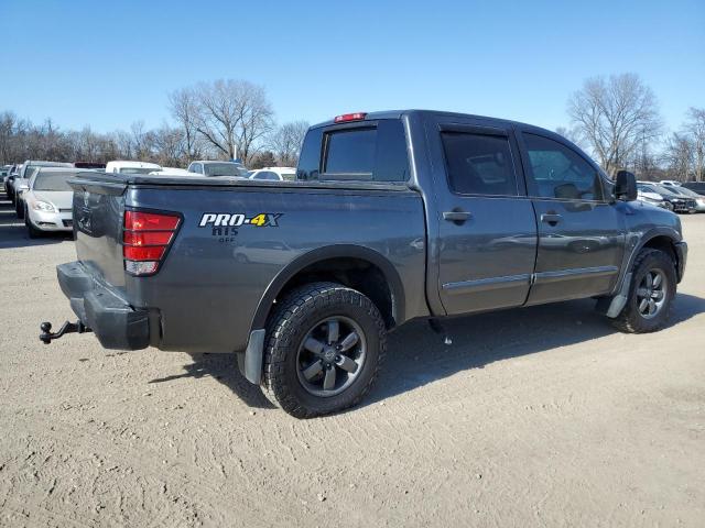 1N6AA0EC4DN308623 - 2013 NISSAN TITAN S GRAY photo 3