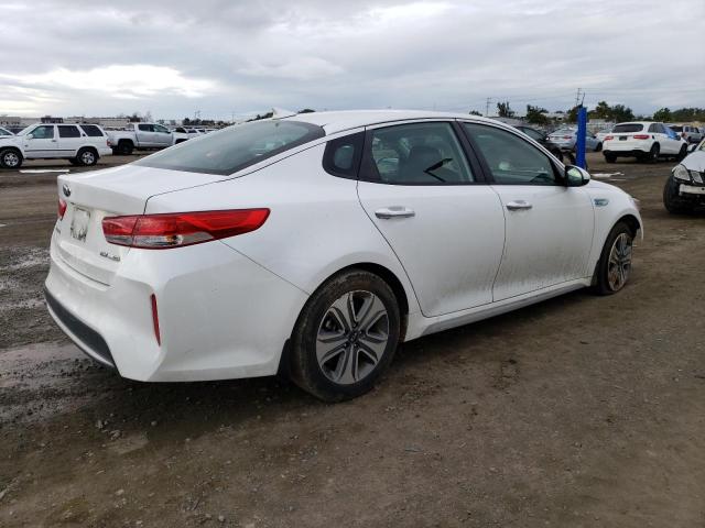 KNAGU4LE7J5022662 - 2018 KIA OPTIMA HYBRID WHITE photo 3