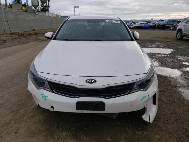 KNAGU4LE7J5022662 - 2018 KIA OPTIMA HYBRID WHITE photo 5