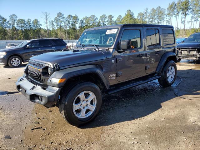 1C4HJXDG2KW565656 - 2019 JEEP WRANGLER U SPORT GRAY photo 1