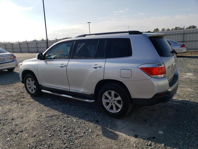 5TDZK3EH2CS081991 - 2012 TOYOTA HIGHLANDER BASE فضي صورة 2
