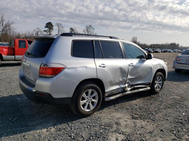 5TDZK3EH2CS081991 - 2012 TOYOTA HIGHLANDER BASE فضي صورة 3