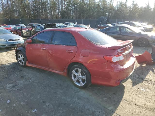 2T1BU4EE9CC841981 - 2012 TOYOTA COROLLA BASE RED photo 2