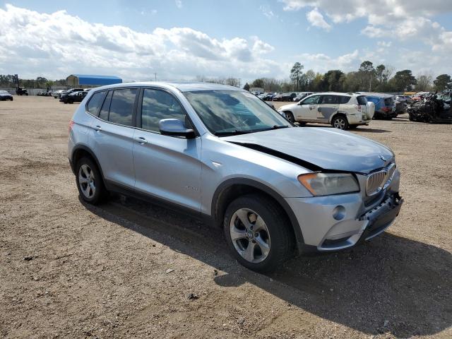 5UXWX5C58BL703887 - 2011 BMW X3 XDRIVE28I BLUE photo 4