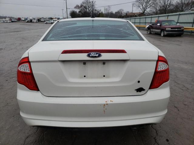 3FAHP0HA2CR407386 - 2012 FORD FUSION SE CREAM photo 6