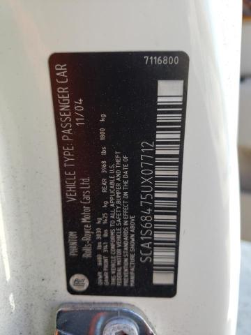 SCA1S68475UX07712 - 2005 ROLLS-ROYCE PHANTOM თაფლისფერი ფოტო 12