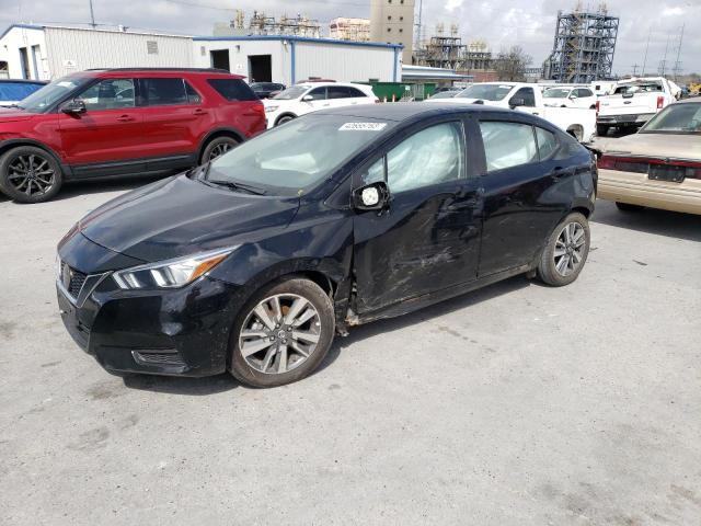 3N1CN8EV8LL816515 - 2020 NISSAN VERSA SV BLACK photo 1