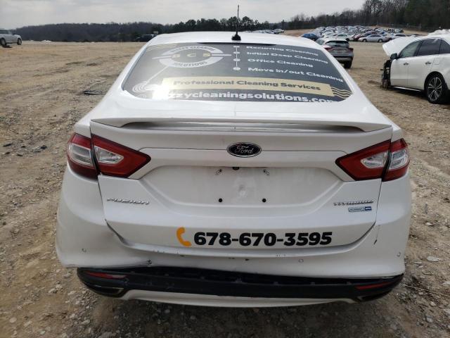 3FA6P0D95FR156385 - 2015 FORD FUSION TITANIUM WHITE photo 6