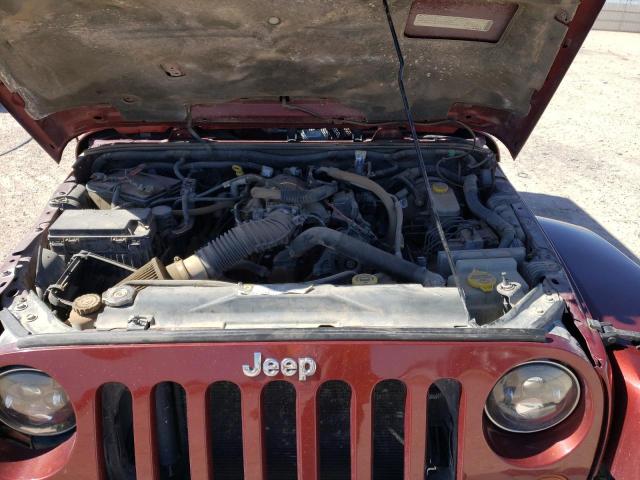 1J4GA59109L769687 - 2009 JEEP WRANGLER U SAHARA BURGUNDY photo 11