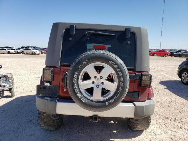 1J4GA59109L769687 - 2009 JEEP WRANGLER U SAHARA BURGUNDY photo 6