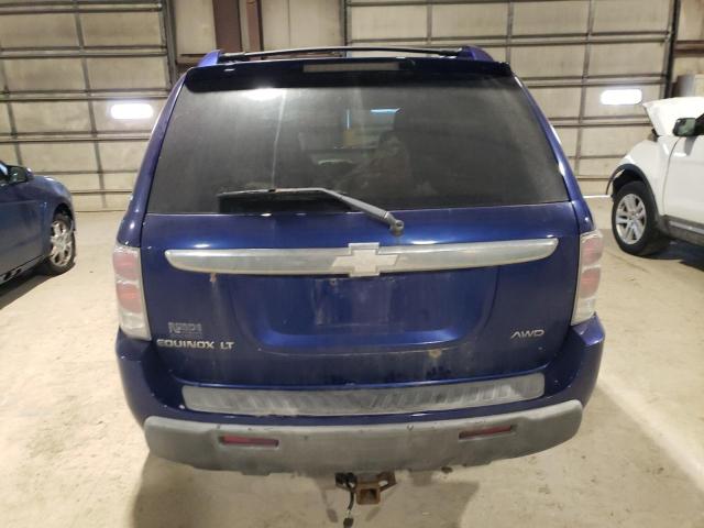 2CNDL73F456090118 - 2005 CHEVROLET EQUINOX LT BLUE photo 6