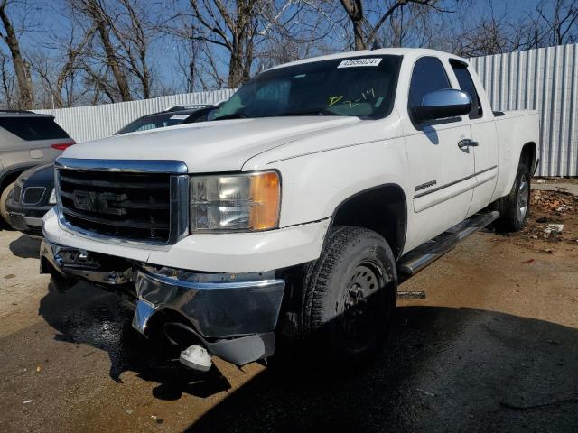 1GTR1VE05DZ141609 - 2013 GMC SIERRA C1500 SLE WHITE photo 1