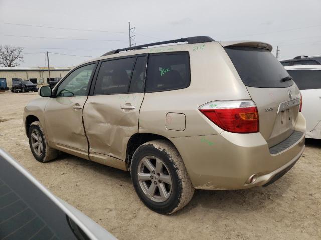 JTEDS41A182062318 - 2008 TOYOTA HIGHLANDER TAN photo 2