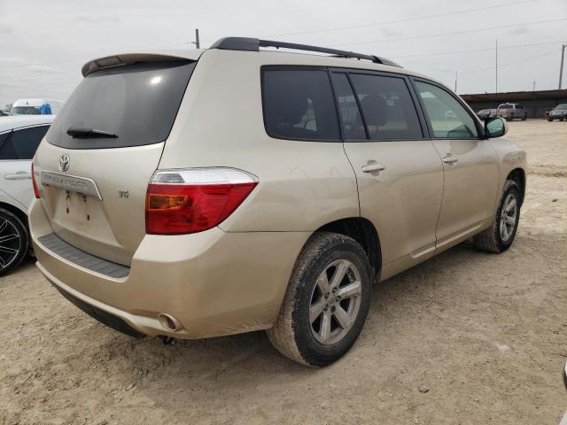 JTEDS41A182062318 - 2008 TOYOTA HIGHLANDER TAN photo 3