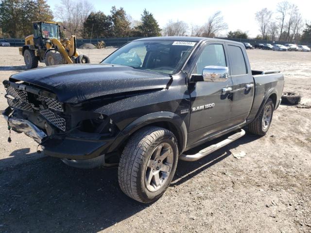 1C6RD7JT7CS343725 - 2012 DODGE RAM 1500 LARAMIE BLACK photo 1