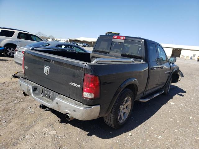 1C6RD7JT7CS343725 - 2012 DODGE RAM 1500 LARAMIE BLACK photo 3