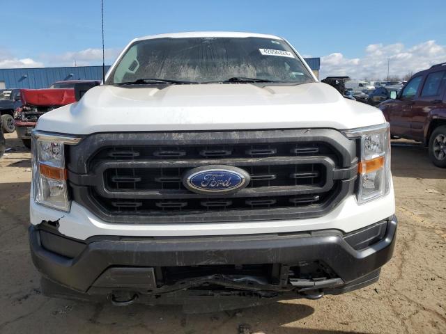 1FTEX1EP8NKE54408 - 2022 FORD F150 SUPER CAB WHITE photo 5