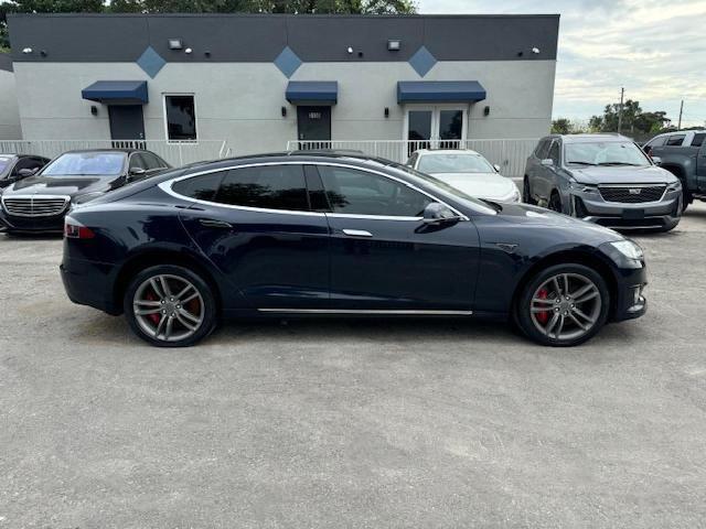 5YJSA1H13EFP40997 - 2014 TESLA MODEL S BLACK photo 13