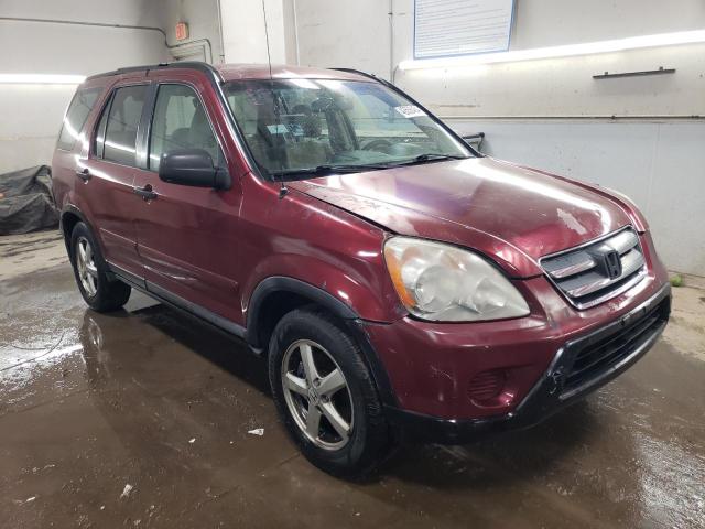 JHLRD78526C012178 - 2006 HONDA CR-V LX BURGUNDY photo 4