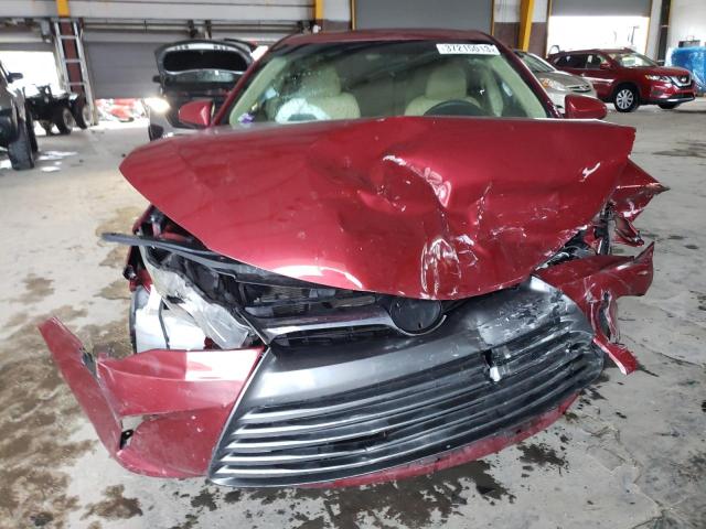 4T1BF1FK1HU689584 - 2017 TOYOTA CAMRY LE/X LE RED photo 5