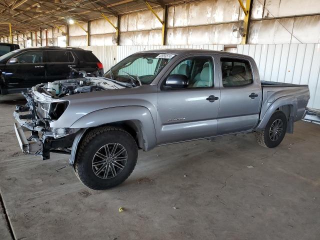 5TFJX4CN6EX040354 - 2014 TOYOTA TACOMA DOUBLE CAB SILVER photo 1