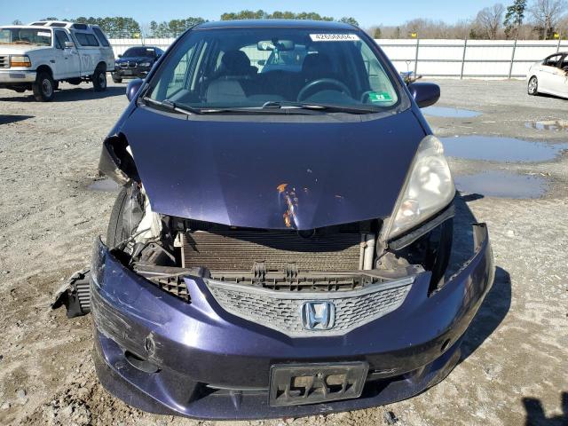 JHMGE8H47AC017396 - 2010 HONDA FIT SPORT BLUE photo 5