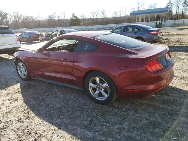 1FA6P8AM5F5346679 - 2015 FORD MUSTANG RED photo 2